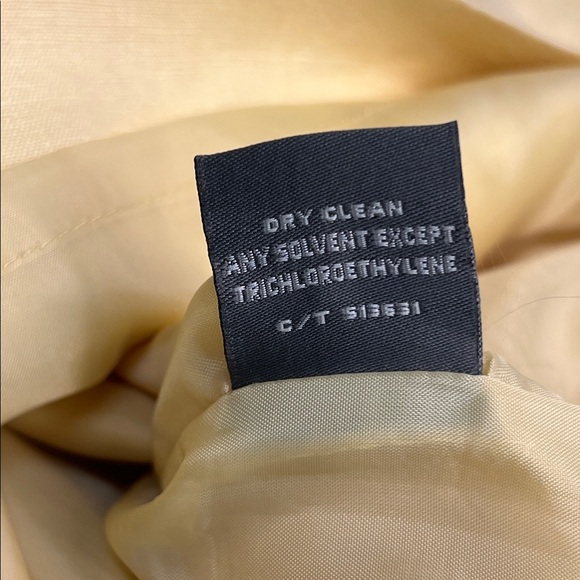 Taylor Yellow Linen Dress Sleeveless Ruffle Trim Shift Fit & Flare Size 6 - Picture 7 of 13